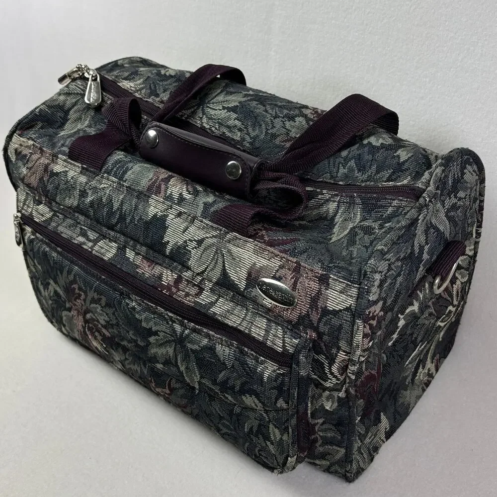 Pierre Cardin Floral Tapestry Weekender Travel Bag w/ Shoulder Strap